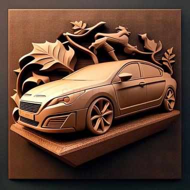 3D model Peugeot 408 (STL)